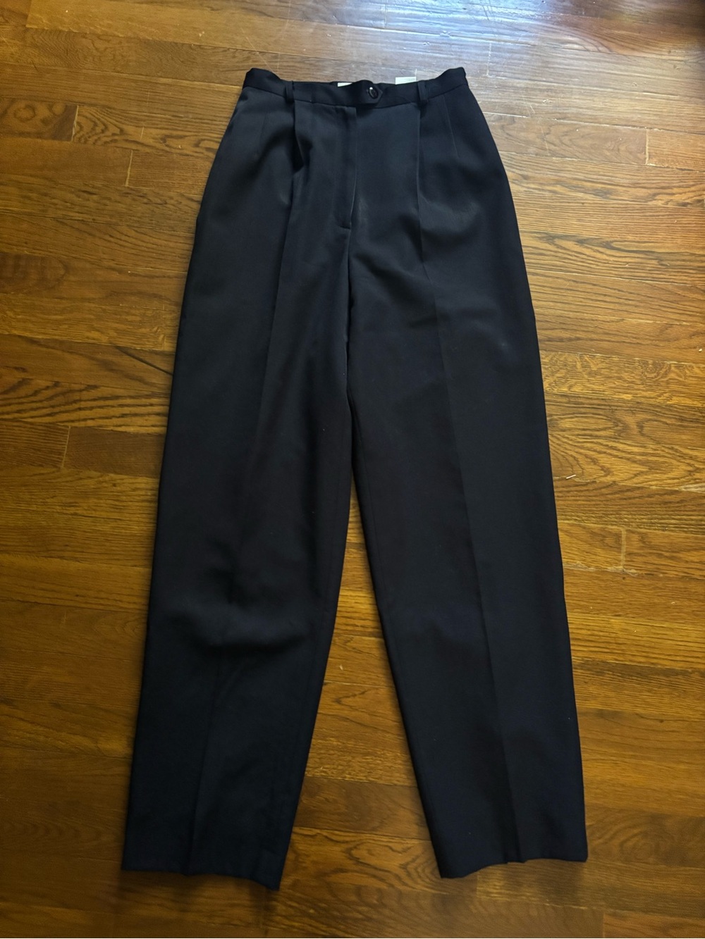 Like-New Talbots High Rise Wool Ankle Trouser Dress Pants, in Navy. Size 4